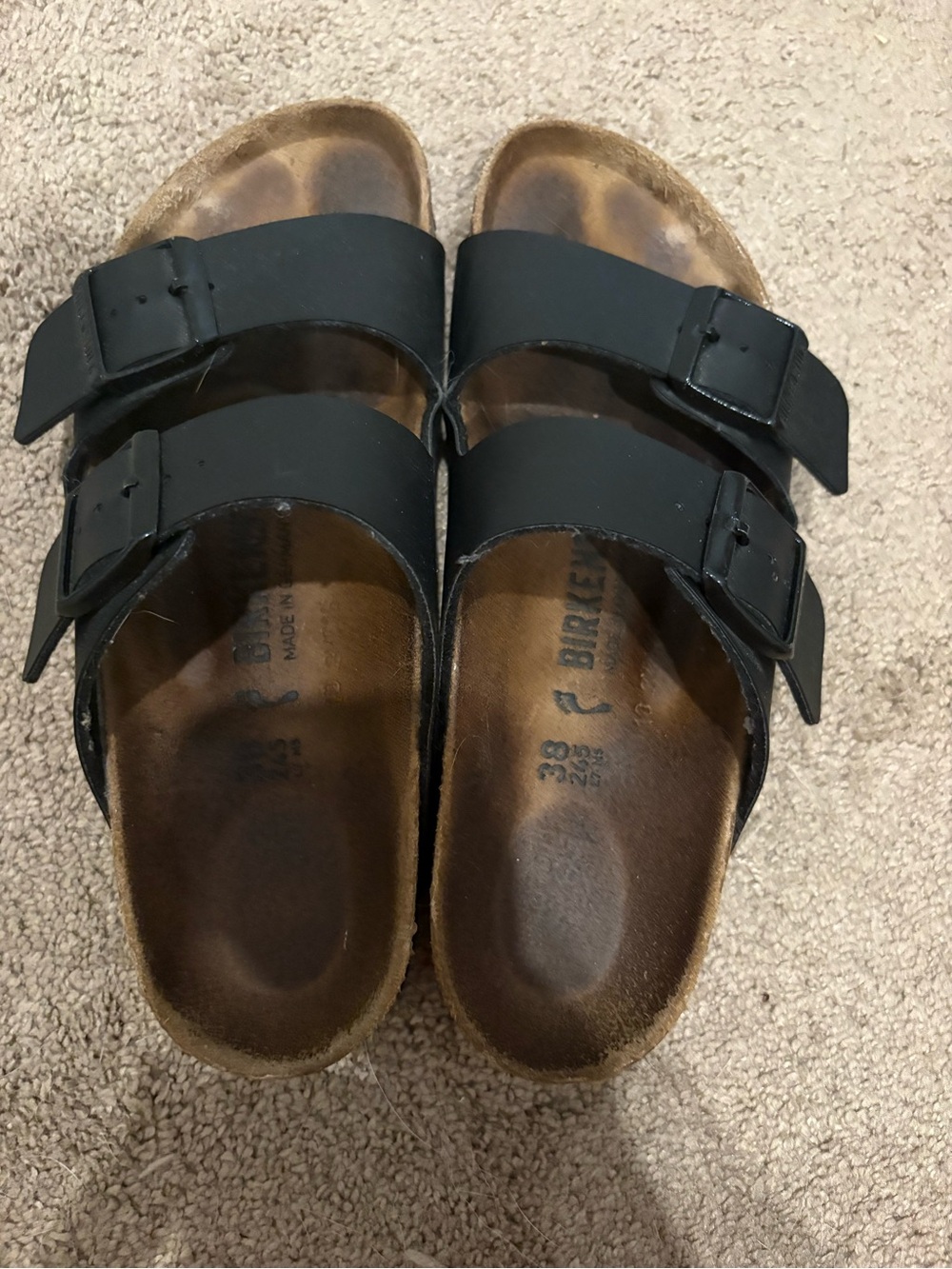 Birekenstocks black used